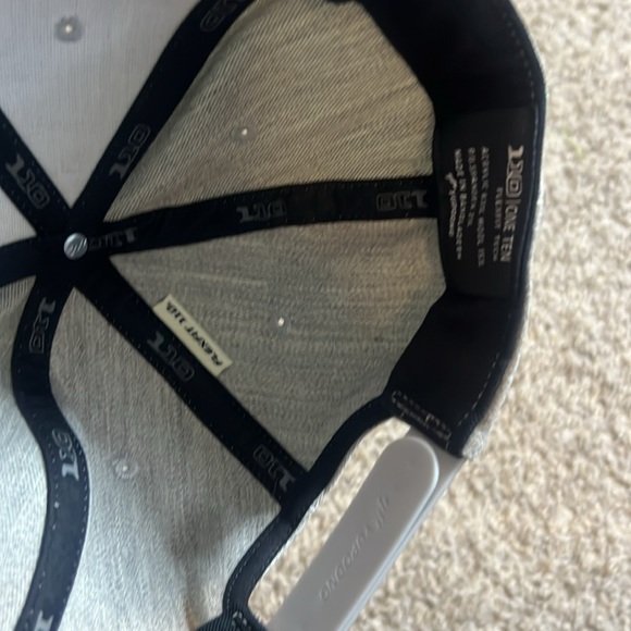 New Built Hat Cap Stretch Fit Trucker Hat Snap Back Gray Adult One Size Hat - Picture 4 of 5